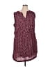 Gap 100% Polyester Print Burgundy Casual Dress Size XXL - photo 1
