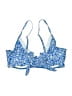 Zaful Floral Blue Swimsuit Top Size 4 - photo 2