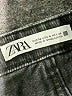 Zara Black Denim Shorts Size 4 - photo 3