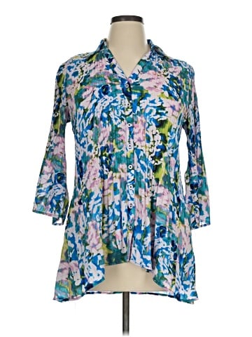 Sunny Leigh 3/4 Sleeve Blouse (view 1)