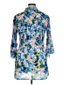 Sunny Leigh 100% Polyester Floral Blue 3/4 Sleeve Blouse Size 1X - photo 2