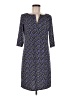 Laundry by Design Print Blue Casual Dress Size 8 - photo 1