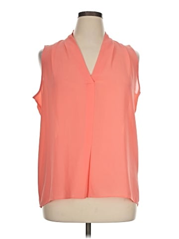 Rose + Olive Sleeveless Blouse (view 1)