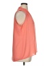 Rose + Olive 100% Polyester Orange Sleeveless Blouse Size XL - photo 4