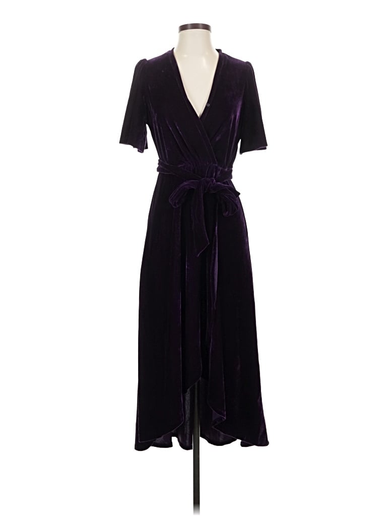 Pre-owned Donna Morgan Casual Dress In Purple