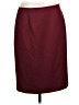 Jones Studio 100% Polyester Solid Burgundy Formal Skirt Size 10 - photo 1