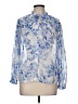 Zara Floral Blue 3/4 Sleeve Blouse Size M - photo 1