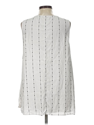 Lafayette 148 New York Sleeveless Silk Top (view 2)
