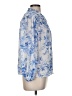 Zara Floral Blue 3/4 Sleeve Blouse Size M - photo 4