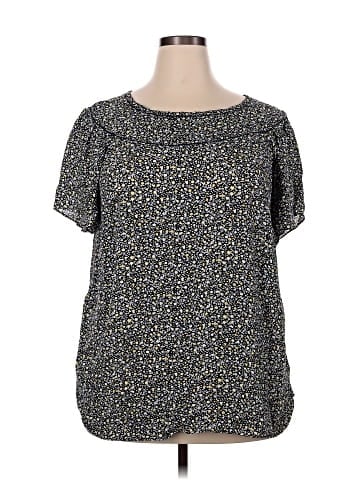 Ann Taylor LOFT Short Sleeve Blouse (view 1)