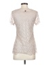 Ann Taylor Ivory Tan Short Sleeve Top Size XS - photo 2