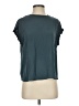 T Tahari 100% Polyester Teal Short Sleeve Top Size S - photo 1