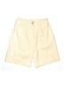 LA ESQUINA AZUL 100% Polyurethane Solid Ivory Shorts Size L - photo 1