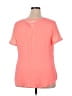 Apt. 9 100% Polyester Orange Short Sleeve Top Size XXL - photo 2