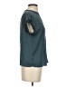 T Tahari 100% Polyester Teal Short Sleeve Top Size S - photo 4