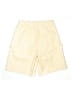 LA ESQUINA AZUL 100% Polyurethane Solid Ivory Shorts Size L - photo 2