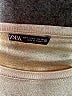 Zara Metallic Gold Short Sleeve Turtleneck Size S - photo 7