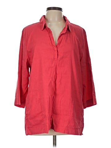 Eileen Fisher 3/4 Sleeve Button-Down Shirt (view 1)