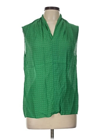 CAbi Sleeveless Silk Top (view 1)