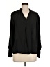 T Tahari 100% Polyester Black Long Sleeve Blouse Size M (estimated) - photo 1