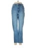 Zara Hearts Blue Jeans Size 6 - photo 1
