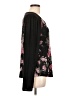 24/7 Maurices Floral Black Cardigan Size L - photo 4