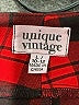 Unique Vintage Plaid Red Casual Pants Size L - photo 7