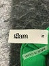Glam 100% Polyester Solid Green Romper Size M - photo 4