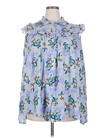 Lost Ink Sleeveless Blouse (view 1)