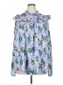 Lost Ink Blue Sleeveless Blouse Size 4X - photo 1