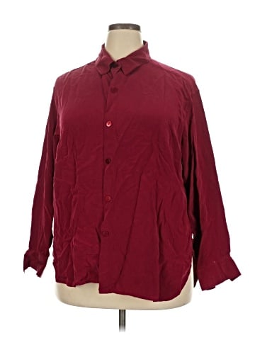 Josephine Chaus Long Sleeve Silk Top (view 1)