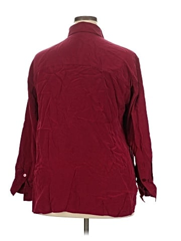 Josephine Chaus Long Sleeve Silk Top (view 2)