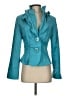 Design Todays 100% Nylon Teal Blazer Size S - photo 1