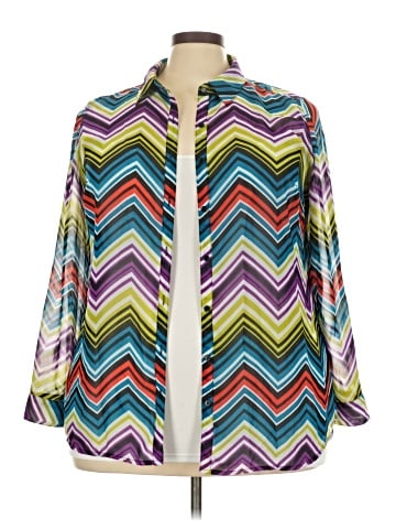 Lane Bryant Long Sleeve Blouse (view 1)