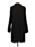 CeCe Solid Black Casual Dress Size L - photo 2