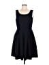 Tahari Solid Black Casual Dress Size M (estimated) - photo 1