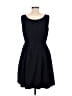 Tahari Solid Black Casual Dress Size M (estimated) - photo 2