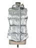 Athleta 100% Nylon Metallic Silver Vest Size M - photo 1