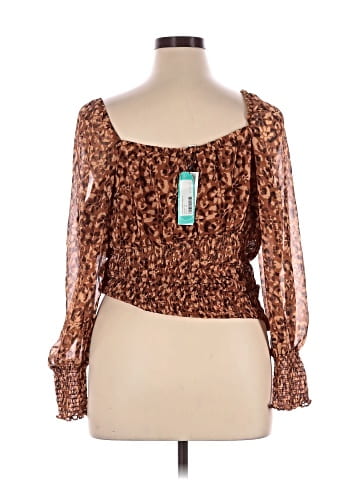 Steve Madden Long Sleeve Blouse (view 2)