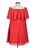 H By Halston 100% Polyester Red Cocktail Dress Size 2 - photo 2