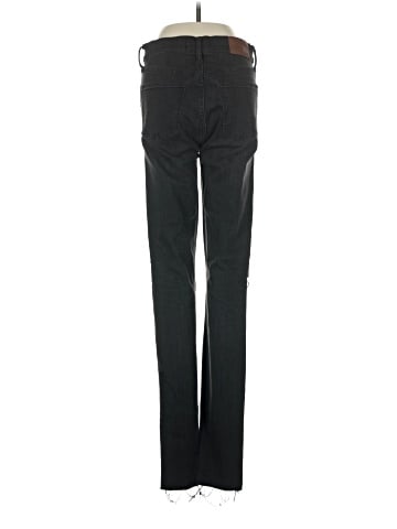 Madewell Taller 9" Mid-Rise Skinny Jeans in Black Sea (view 2)