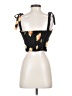 Audrey 3+1 Black Sleeveless Blouse Size S - photo 2