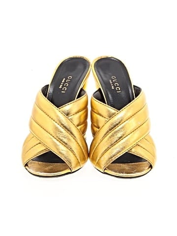 Gucci Quilted Leather Sandals (view 2)