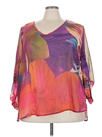 Como Vintage 3/4 Sleeve Blouse (view 1)