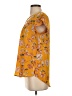 Luxology 100% Polyester Orange Short Sleeve Blouse Size S - photo 5