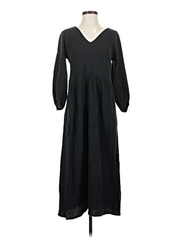 Madewell Lightspun V-Neck Midi Dress (view 1)