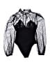 Unbranded 100% Polyester Black Bodysuit Size S - photo 1