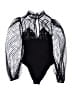 Unbranded 100% Polyester Black Bodysuit Size S - photo 2