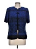 Koret 100% Polyester Blue Short Sleeve Blouse Size 12 - photo 1