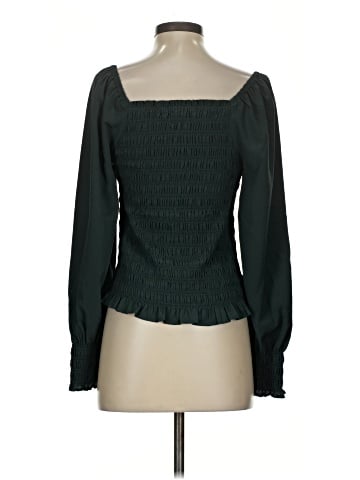 Madewell Lucie Bubble-Sleeve Smocked Top (view 2)